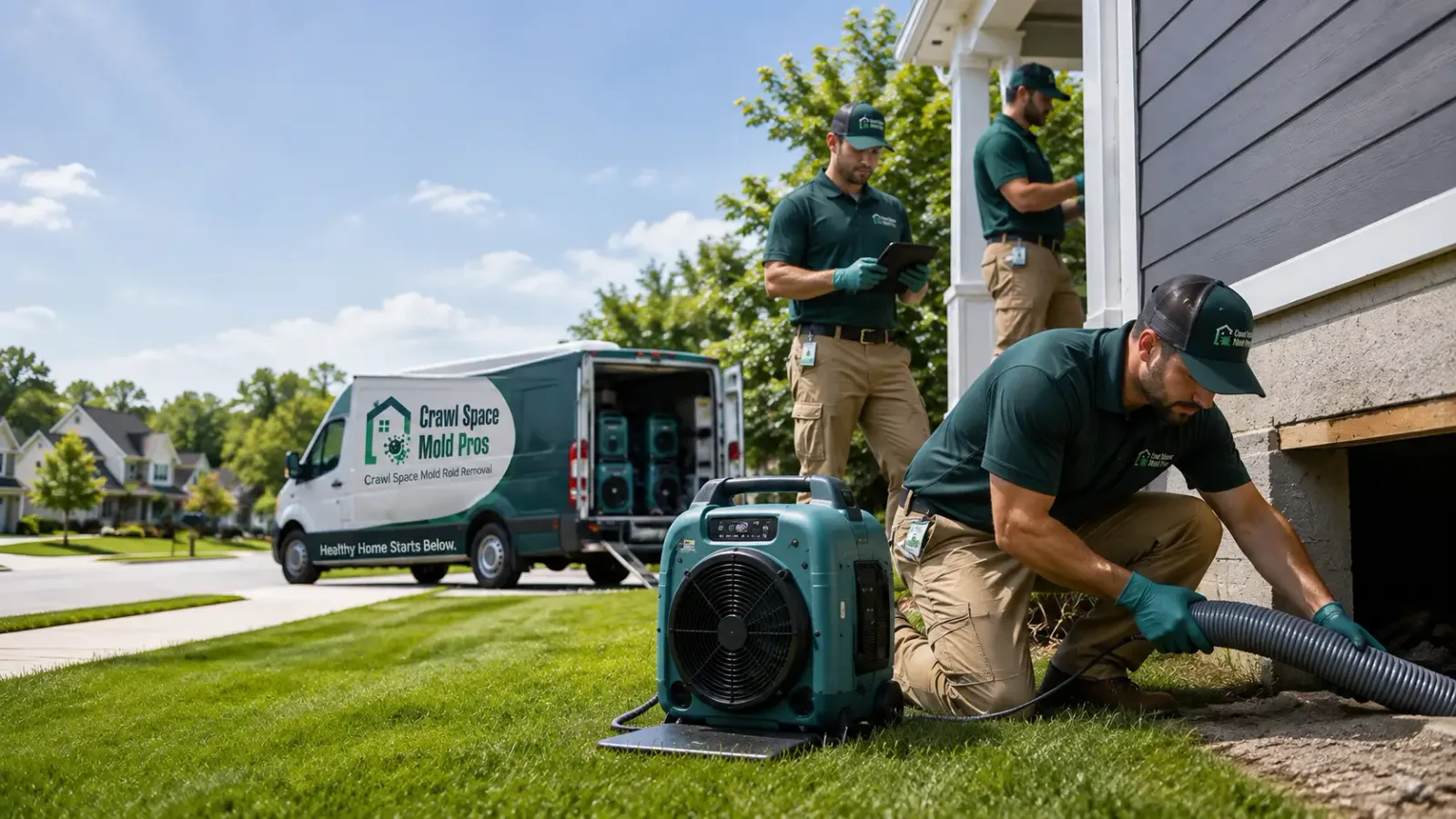 Crawl Space Mold Removal in Carson, VA